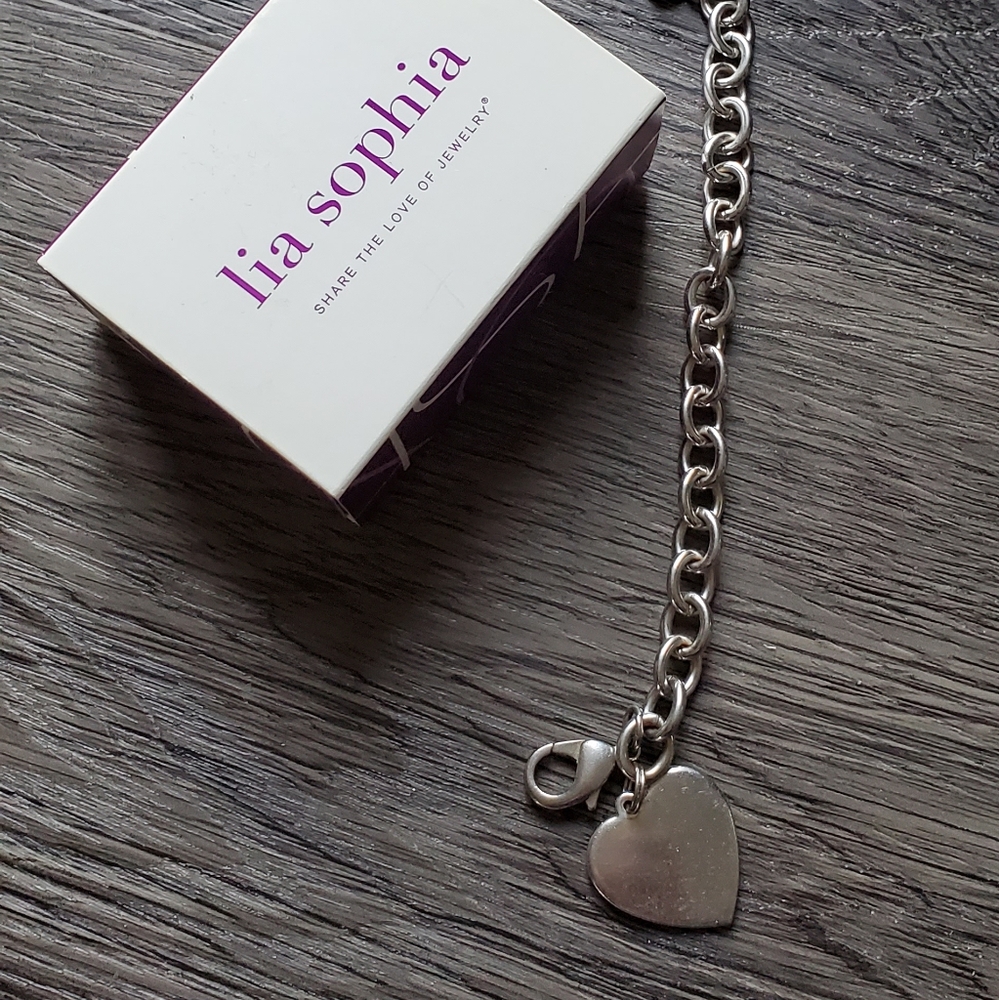 Lia Sophia heart bracelet